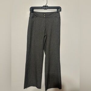 White House Black Market Charcoal Trousers